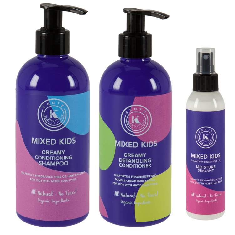 Mixed Kids Hair Care | Kente Beauty